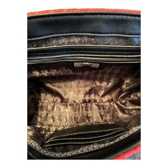 NWOT Karl Lagerfeld Agyness Shoulder Bag in Crimson Red - Picture 8 of 9